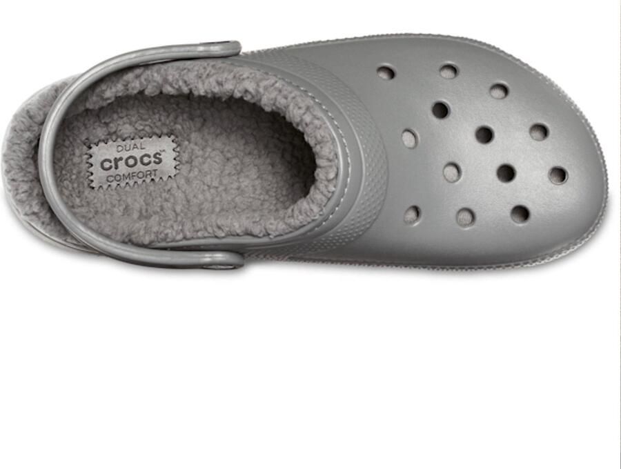 Crocs Pantoffels Classic Lined Clog Tuinclogs slippers clogs met knuffelig faux-bont - Foto 4