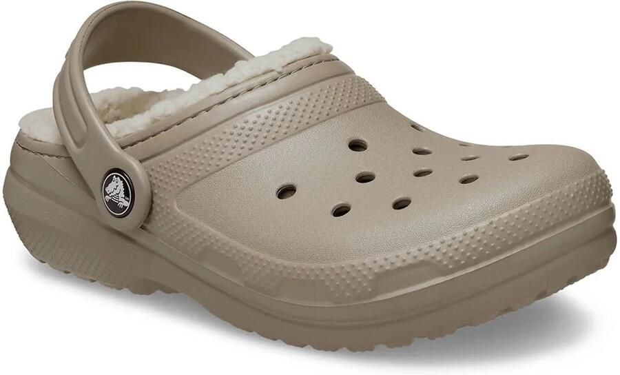 Crocs Classic Lined Klompen Beige Kinderen