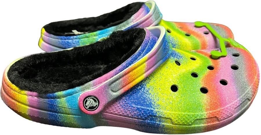 Crocs Classic Lined Spray Dye Clog multi 48 49 US M13