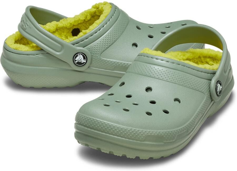 Crocs Classic Lined T Klompen Groen