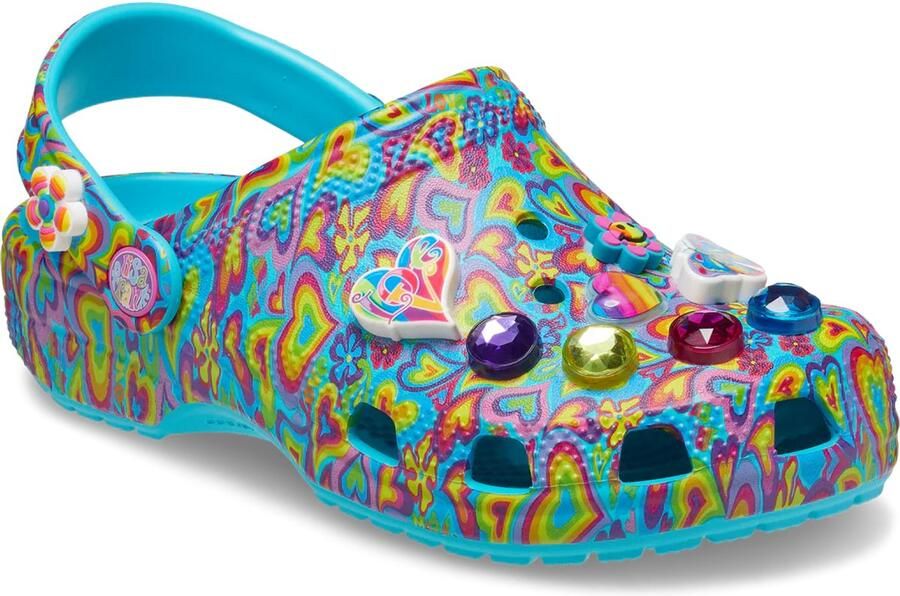 Crocs Classic Lisa Frank Clog K Digital Aqua Multi 28 29 US