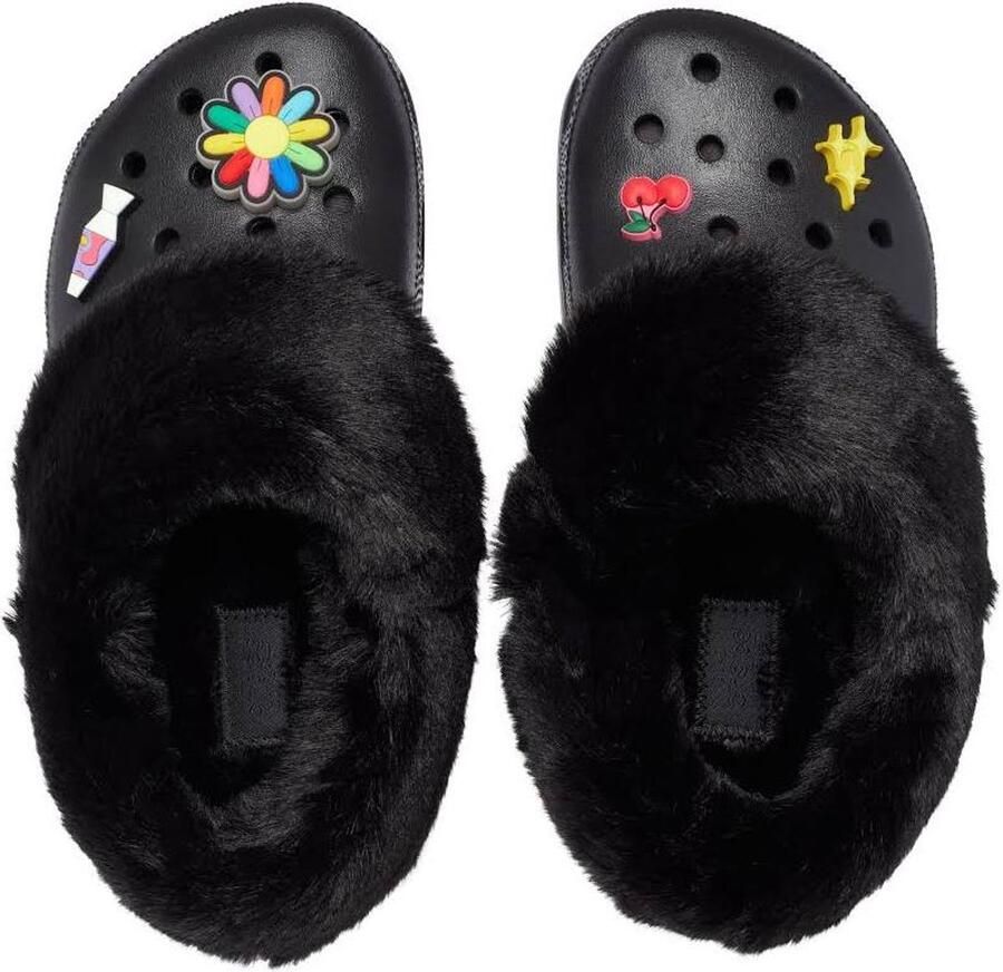 Crocs Classic Mammoth Charm Clog Zwart US M11