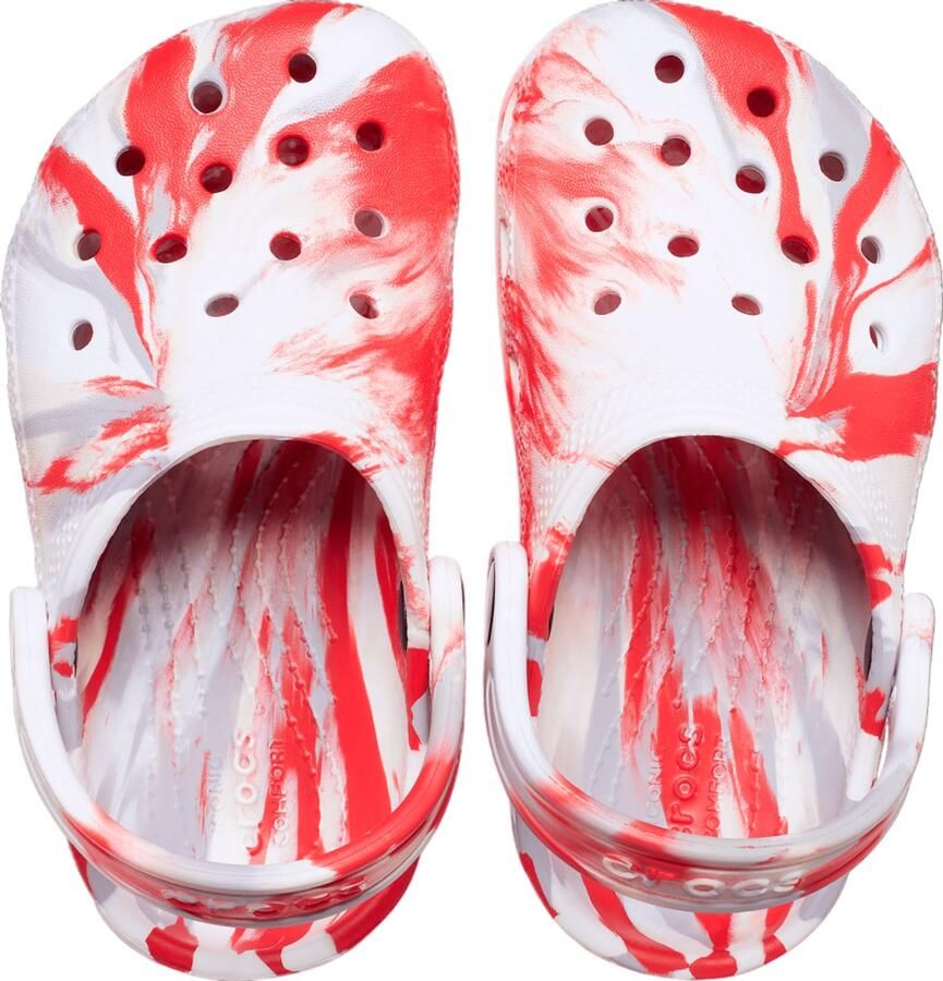Crocs Classic Marbled Clog Wit Flame US J1