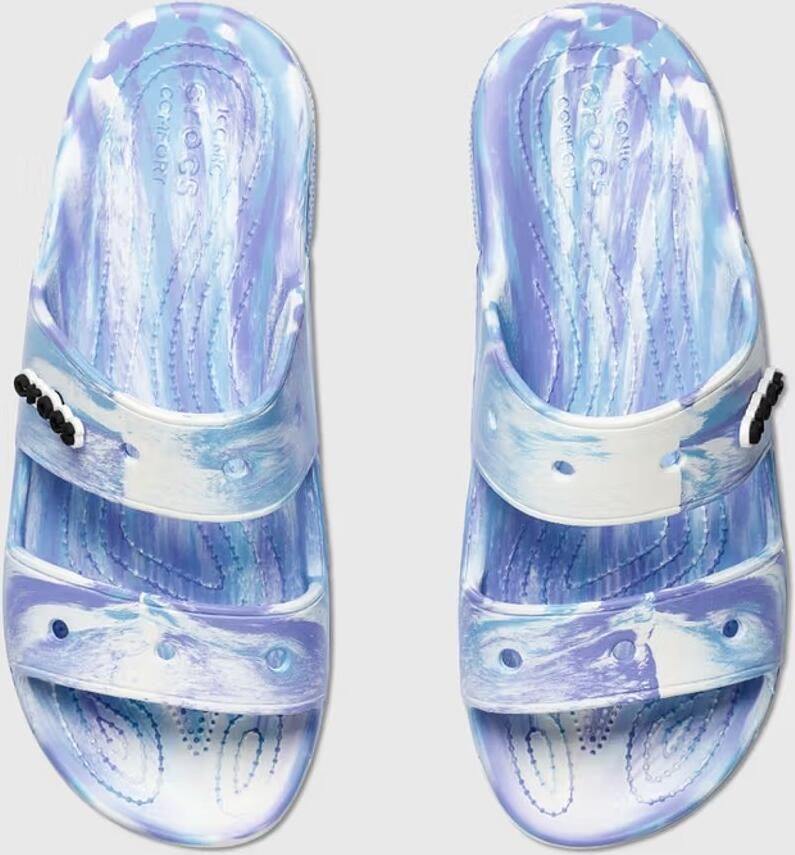 Crocs Classic Marbled Sandalen Wit Oxygen US M11