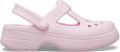 Crocs Classic Mary Jane Clog Kids Unisex Kinderklompen Lichtgewicht Comfortschoenen (Model 210615) - Roze