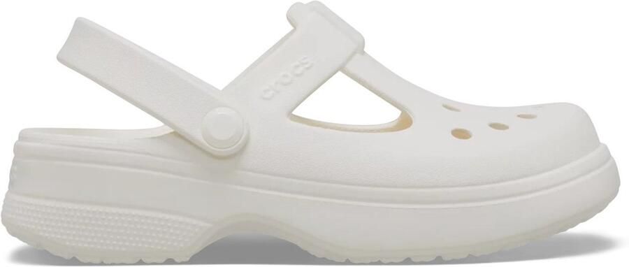 Crocs Classic Mary Jane Clogs Kinderen Chalk Platform Mary Jane Stijl