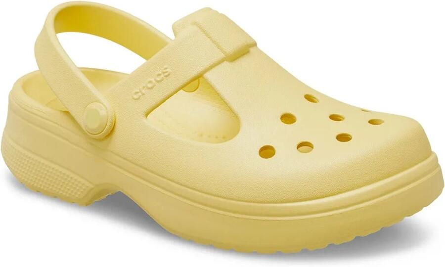 Crocs Classic Mary Jane T Klompen Geel
