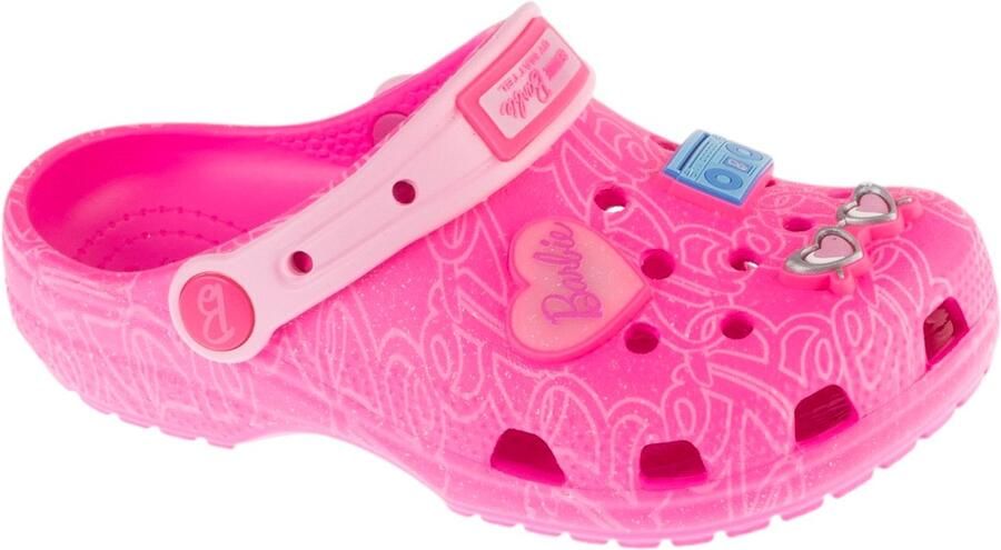 Crocs Classic Mattel Pink Barbie Clog K voor meisje Roze Slippers