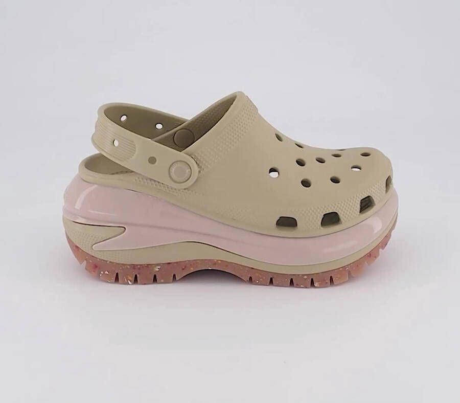 Crocs Classic Mega Crush Clog instapper met plateauzool