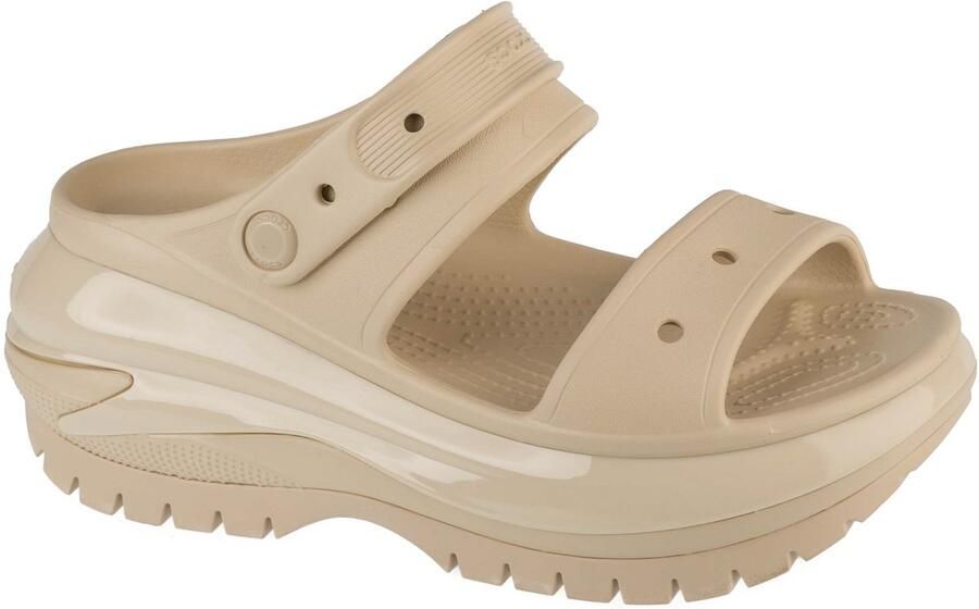 Crocs Classic Mega Crush Sandalen & Slides Dames bone maat: 36 37 beschikbare maaten:36 37 38 39 40 41 42 - Foto 2