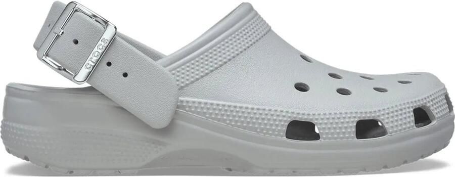 Crocs Classic Metallic Buckle Klompen Grijs