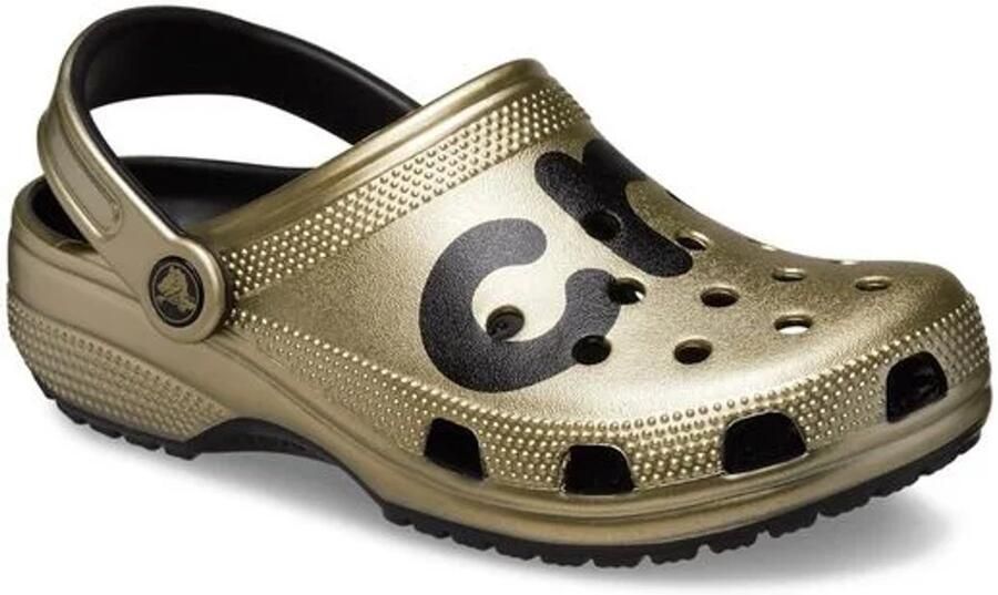 Crocs Classic Metallic Logo Clog Gold M8 W10
