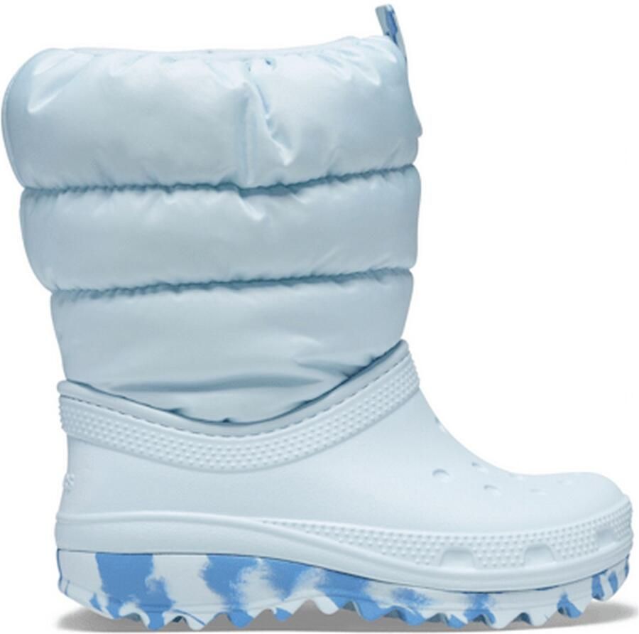 Crocs Classic Neo Puff Boot K Mineral Blue US J4