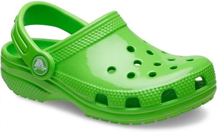 Crocs Classic Neon Highlighter Clog Kids Green Slime US
