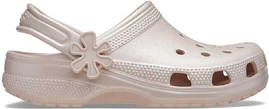 Crocs Classic Pearl Shine Klompen Beige Kinderen