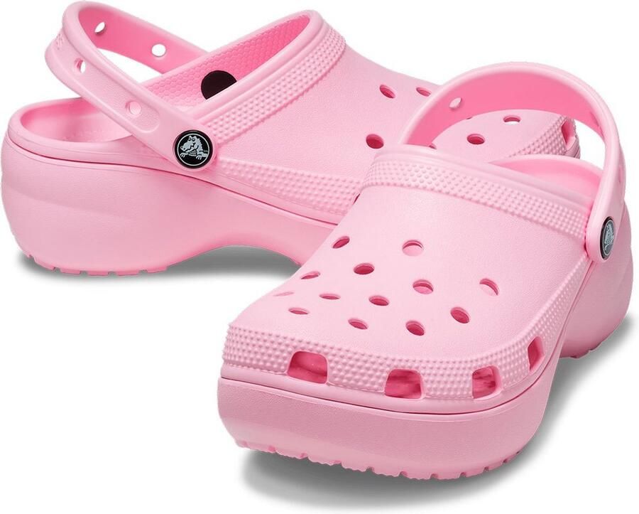 Crocs Classic Platform Klompen Roze Vrouw