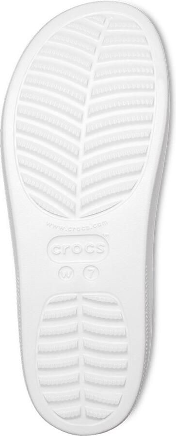 Crocs Classic Platform Serie Dames Klapjes Wit Lichtgewicht Gemakkelijk Schoon Te Maken - Foto 4