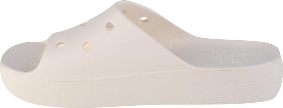 Crocs Classic Platform Serie Dames Klapjes Wit Lichtgewicht Gemakkelijk Schoon Te Maken - Foto 5