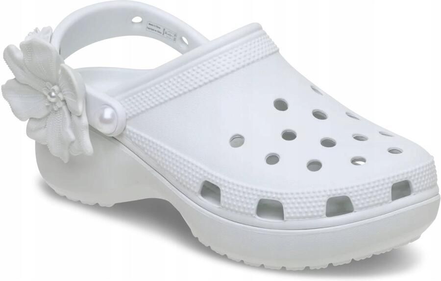 Crocs Classic Platform Dames Klompen Bouquet Clog Maanlicht