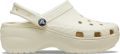Crocs Clogs Classic Platform Clog W plateau zomerschoen pantoffel trendy plateauzool - Beige