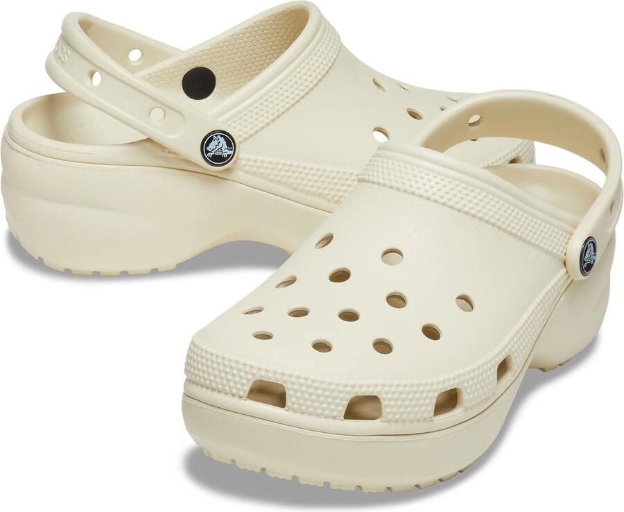 Crocs Classic Platform Sandalen & Slides Schoenen bone 38 39 beschikbare maaten:36 37 38 39 40 41 42 - Foto 8