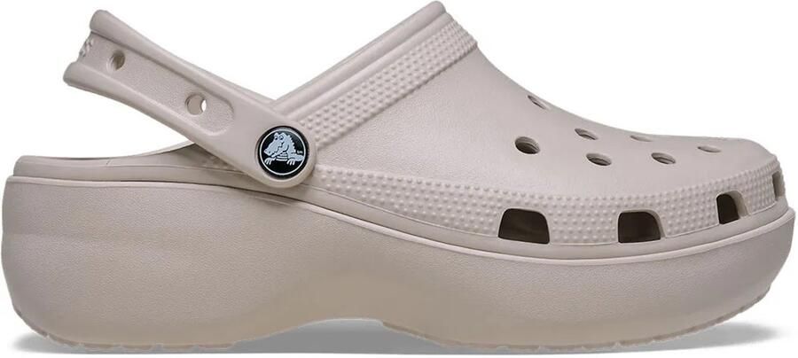 Crocs Classic Platform Klompen Wit Vrouw