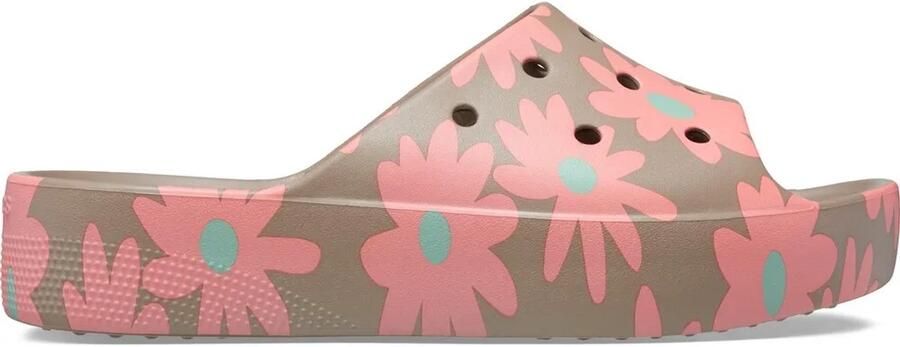 Crocs Classic Platform Retroresortslide Mushroom Multi