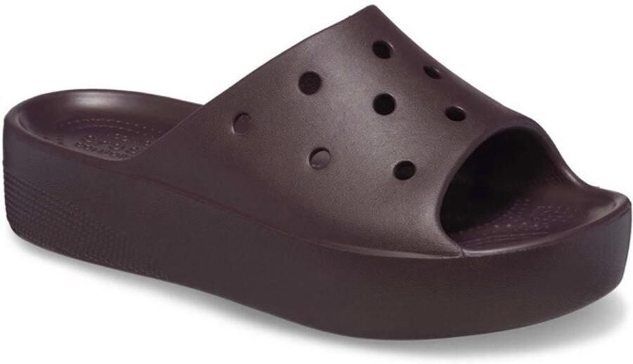 Crocs Classic Platform Slide Donkerrood