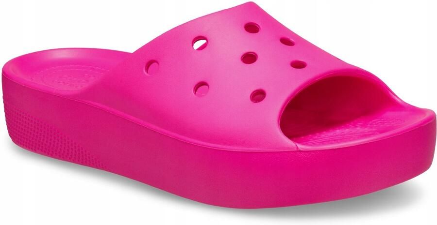 Crocs Classic Platform Slide Sandalen Roze