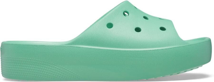 Crocs Women's Classic Platform Slide Sandalen maat W10 turkoois - Foto 4