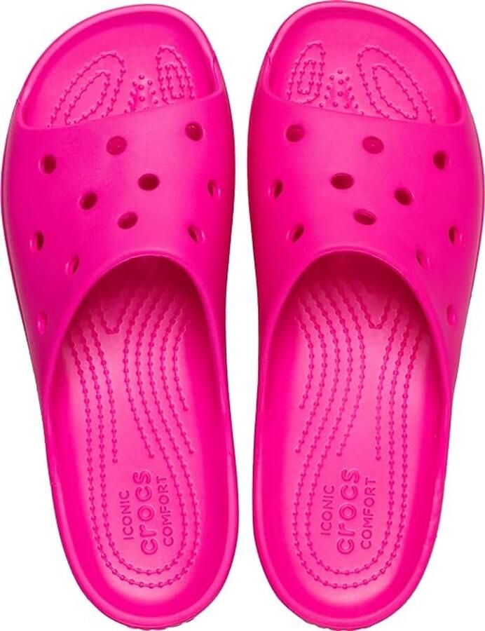 Crocs Classic Platform Slippers Roze