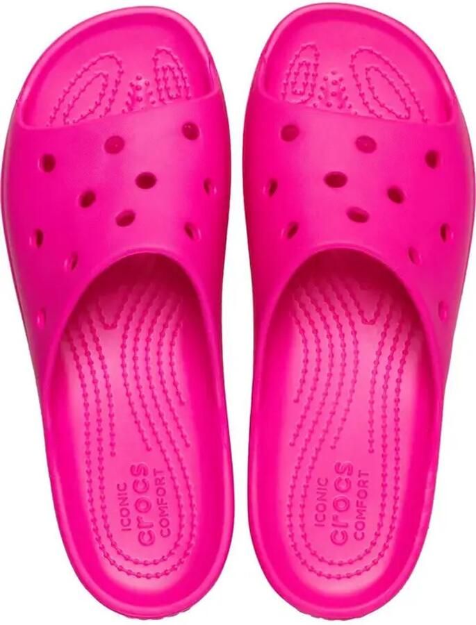 Crocs Classic Platform Slide Dames Klompen 41-42 Roze Crush Comfortabele Pasvorm