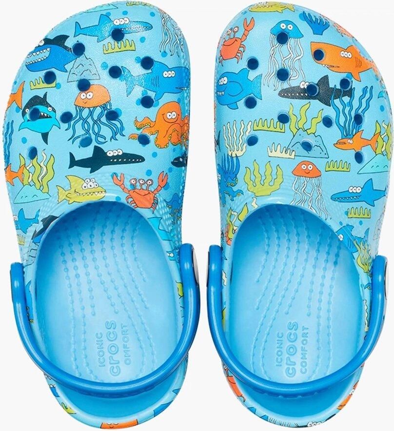 Crocs Classic Pool Party Blauw US