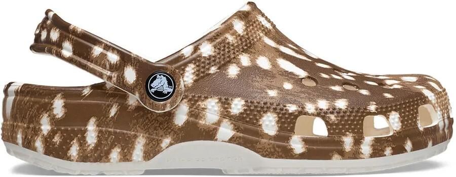Crocs Classic Pop Animal Klompen Bruin