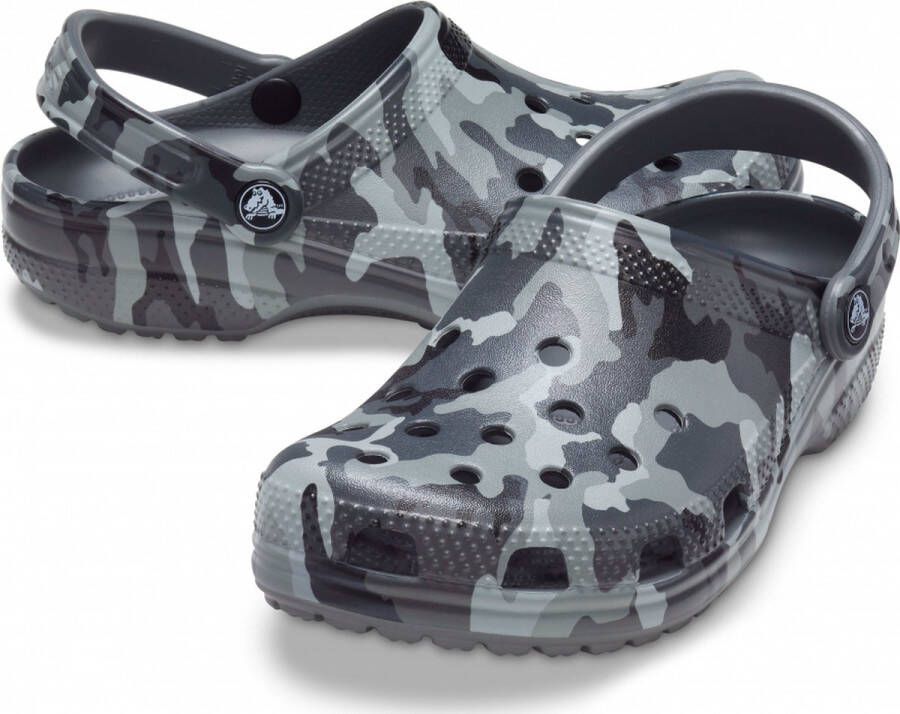 Crocs Clogs Classic Printed Camo clogs summer shoe garden shoe pool slides with allover pattern - Foto 3