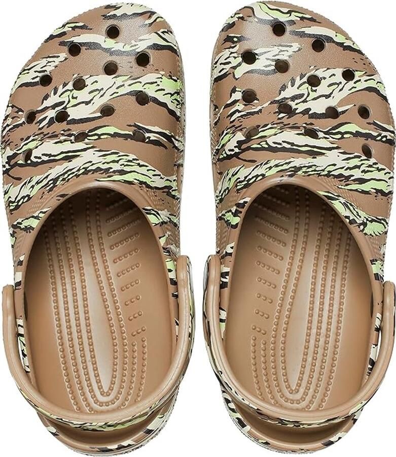 Crocs Classic Printed Camo Clog Sandalen maat M10 W12 bruin - Foto 2