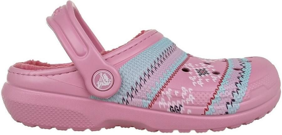 Crocs Classic Printed Lined Pink Met Gevoerde Binnenkant US