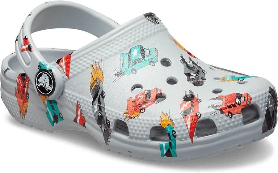 Crocs Kid's Classic Race Cars Graphic Sandalen maat 24-25 grijs