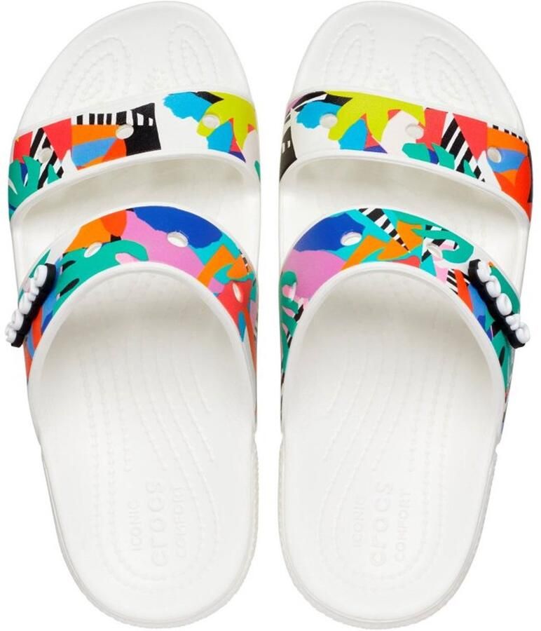 Crocs Classic Retro Resort Sandal Wit US M9 W11