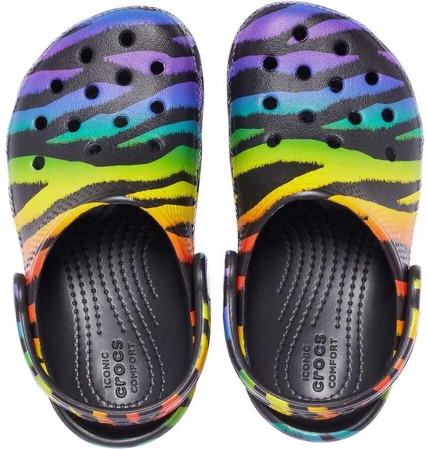 Crocs Classic Seasonal Print Clog Zwart US