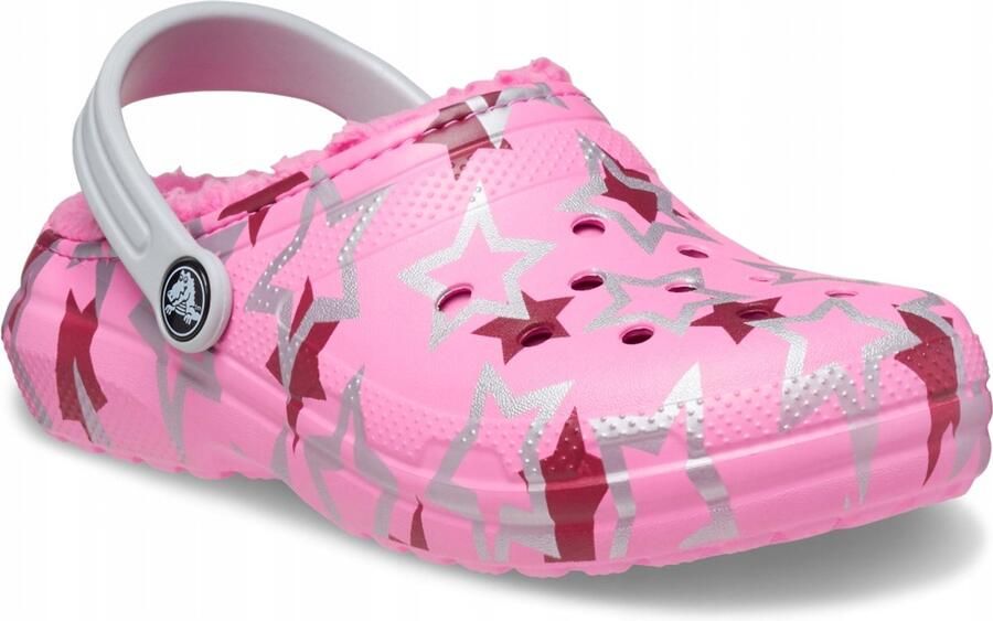 Crocs Classic Serie Ocieplana Disco Dans Klomp Taffy Roze Meerkleurig