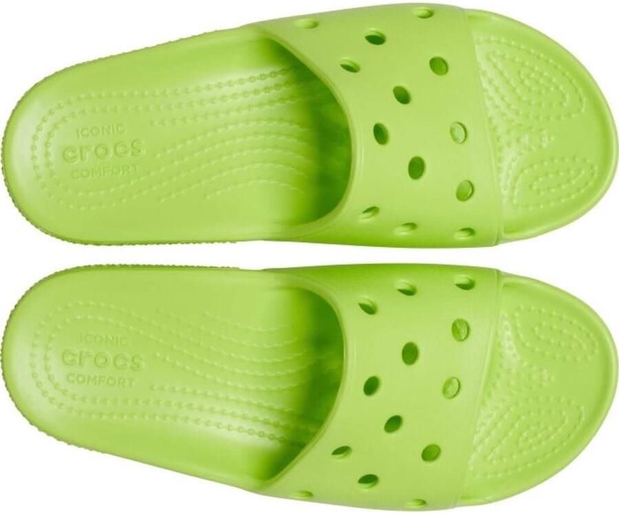 Crocs Platte sandalen Classic Slide K 206396-3UH Limeade
