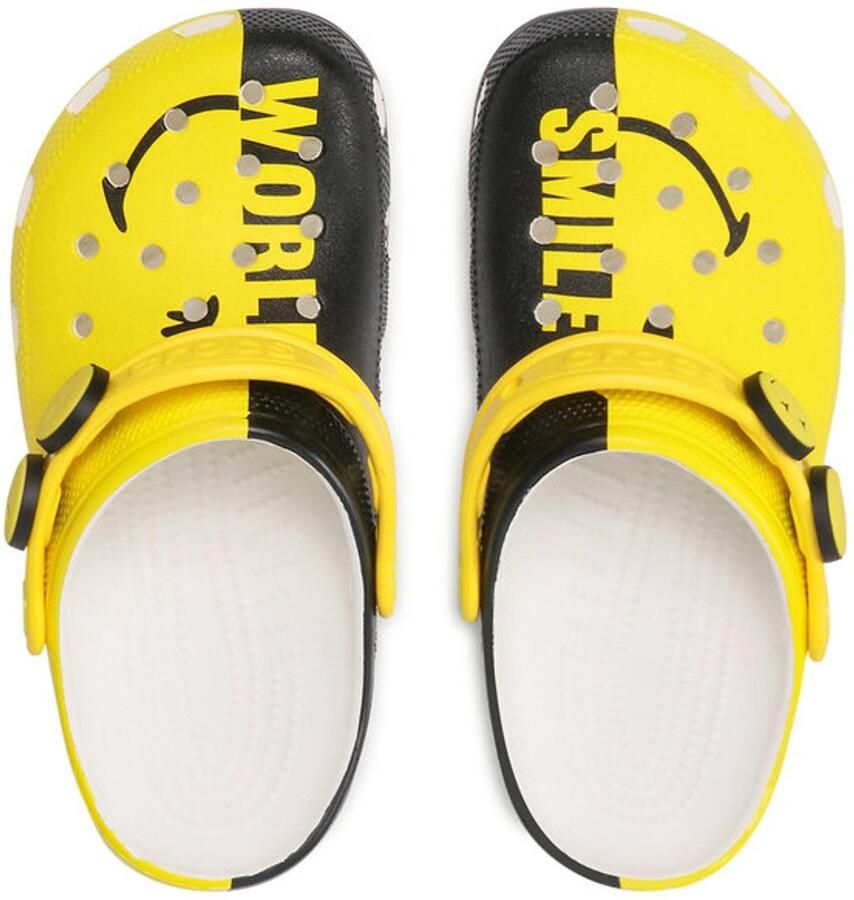 Crocs Classic Smiley 2 Clog Multi M5 W7