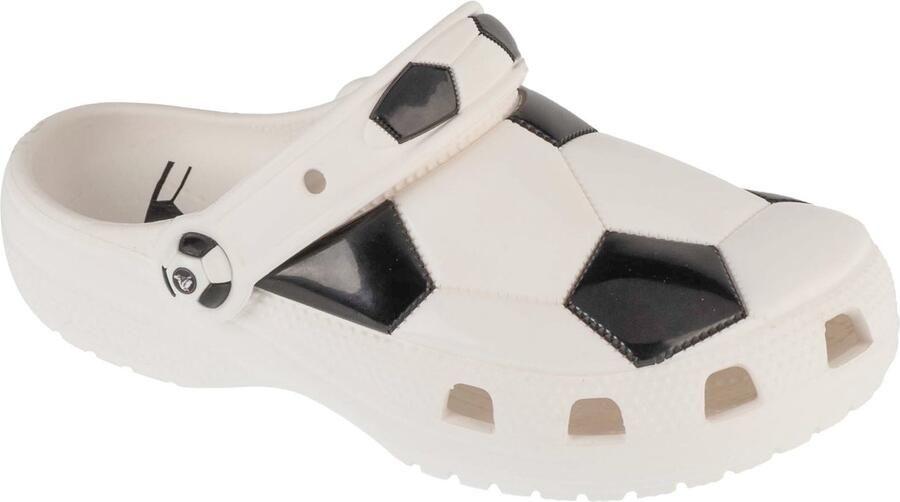 Crocs Classic Soccer Ball Clogs Kids White Black