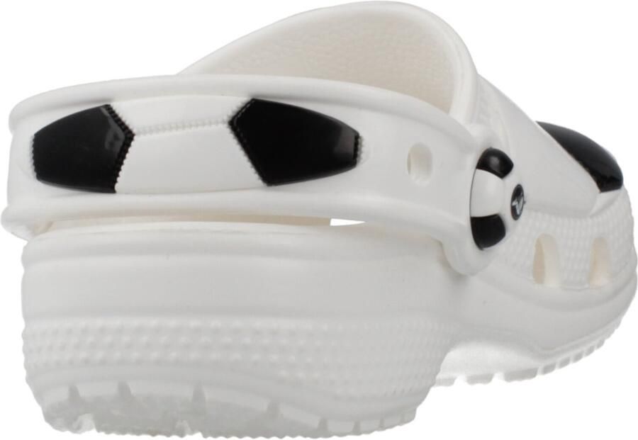 Crocs Classic Soccer Ball Clogs Toddler White Black - Foto 2