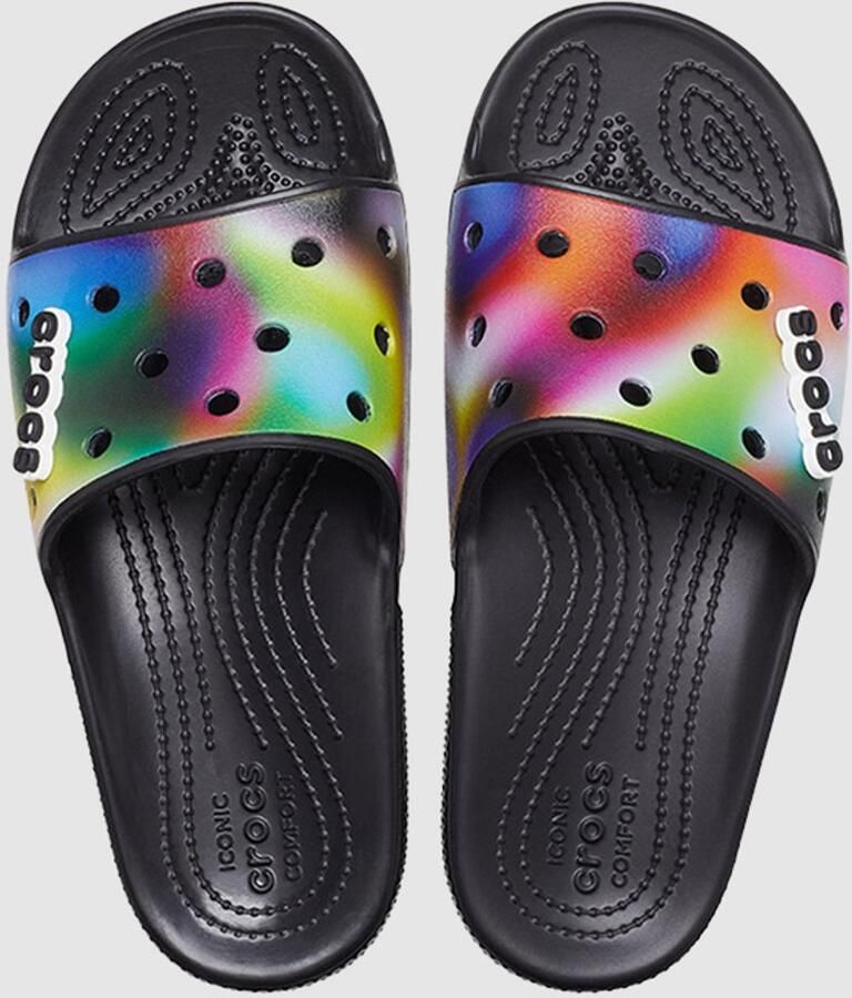 Crocs Classic Solarized Slide Zwart Multi US M11
