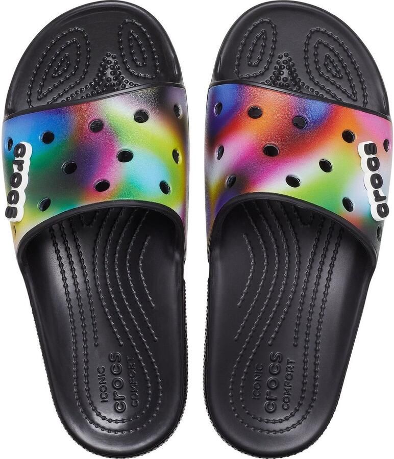 Crocs Classic Solarized Slide Zwart Multi US M9 W11