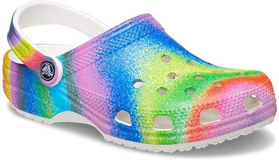 Crocs Classic Spray Dye Clog Wit US J2