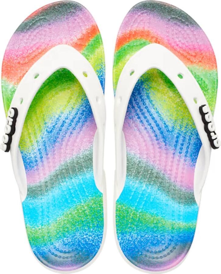 Crocs Classic Spray Dye Flip Wit Multi US M8 W10