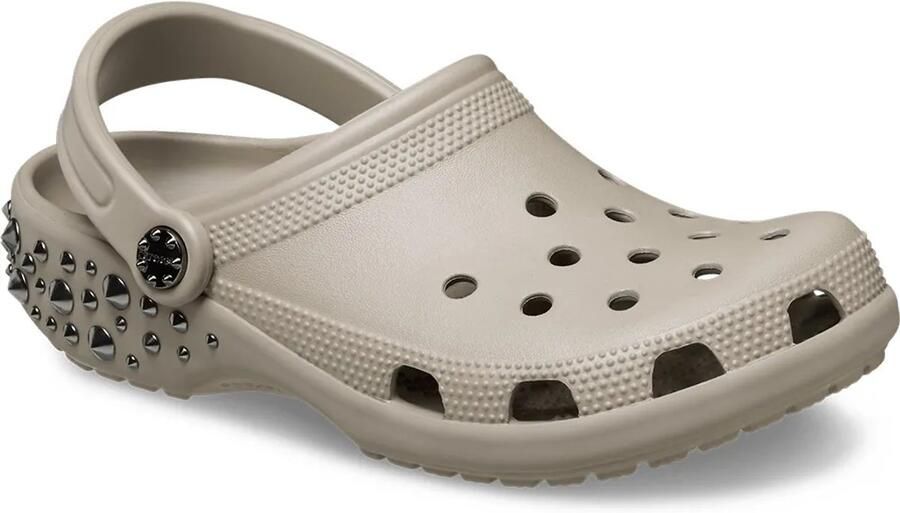 Crocs Classic Studded Klompen Beige